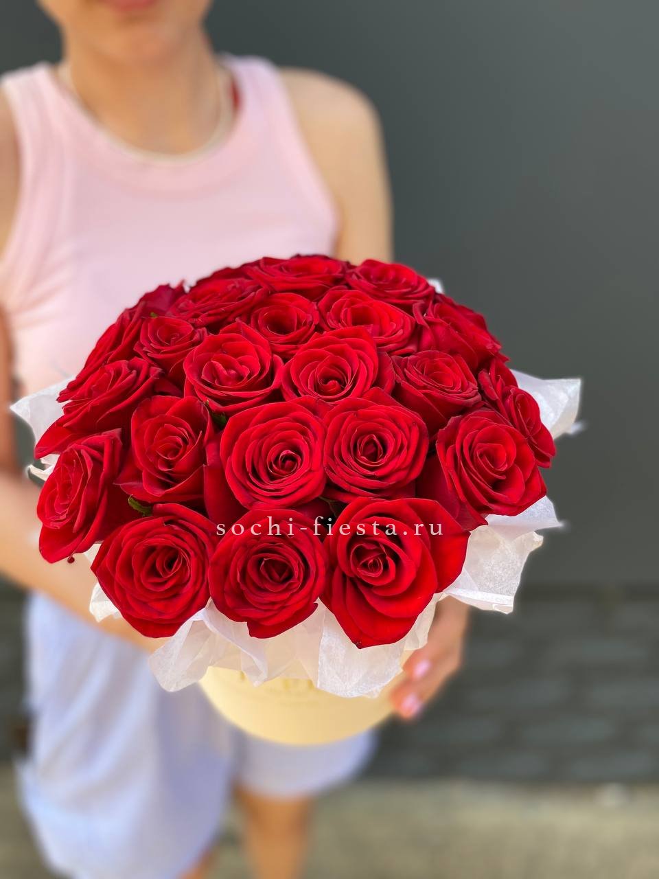 свадебная коробка XL с пионами для церемонии в Балаково