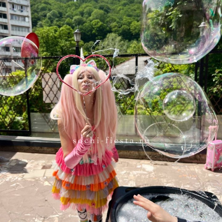 Шоу мыльных пузырей в Балаково