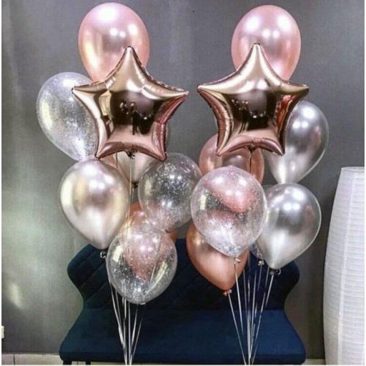 Фонтаны шаров "Дубль старт" в Балаково