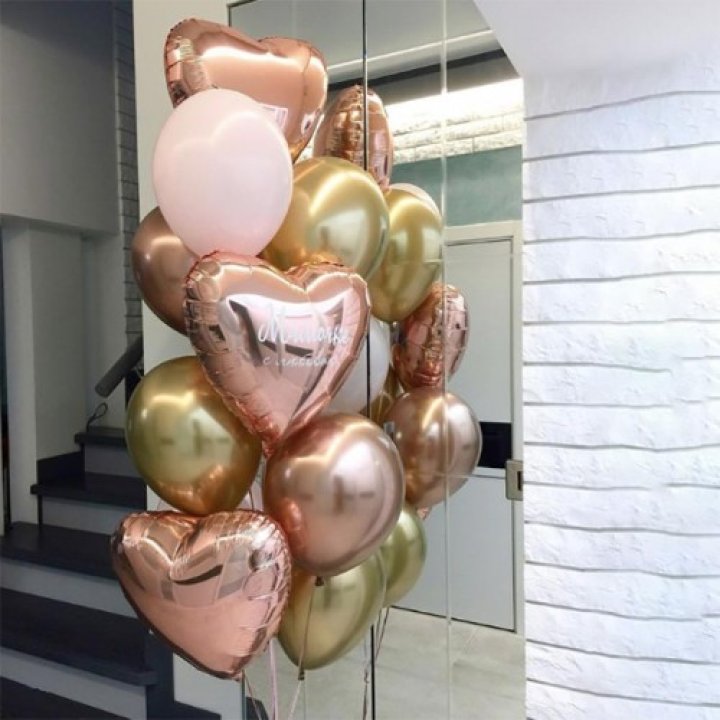 Фонтан шаров "От сердечка" в Балаково