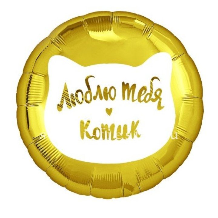 Фольгированный шар "Люблю тебя, Котик" в Балаково