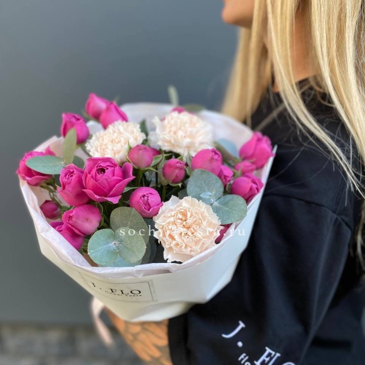 Букет с мисти бабблс №2 в Балаково