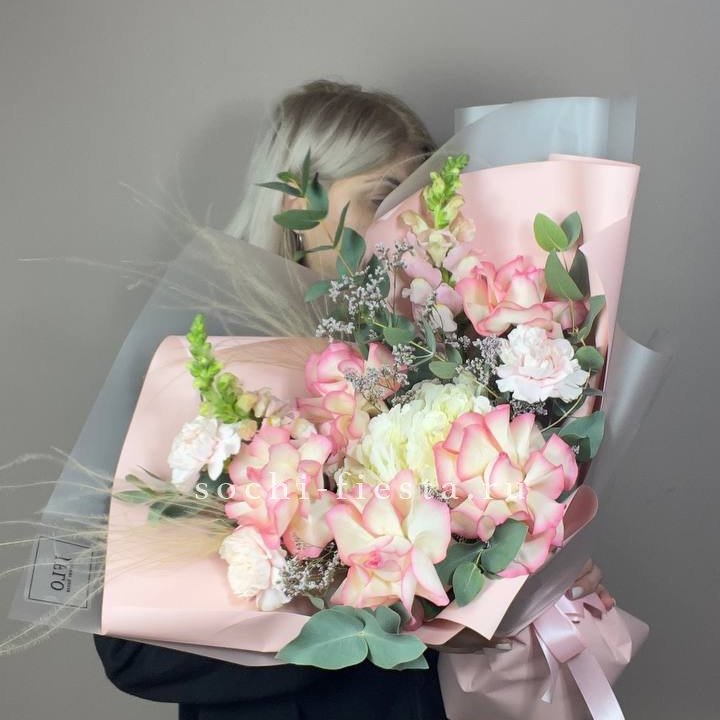  Букет  "Закат для неё" в Балаково