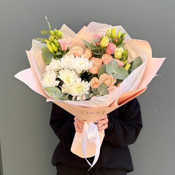 Букет "Персиковая нежность" в Балаково