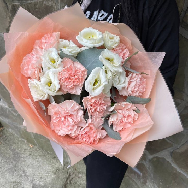  Букет диантусов "Пич" в Балаково