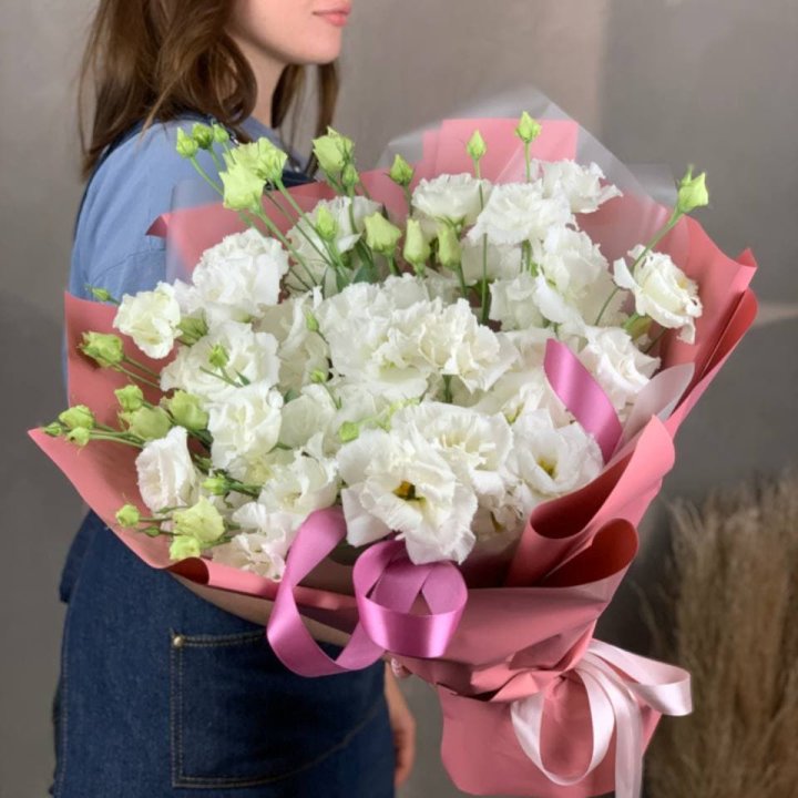 Букет эустом "Пудра" в Балаково