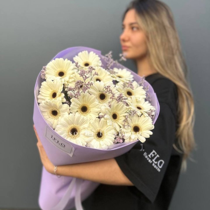 Букет голландских гербер "Лавандер" в Балаково