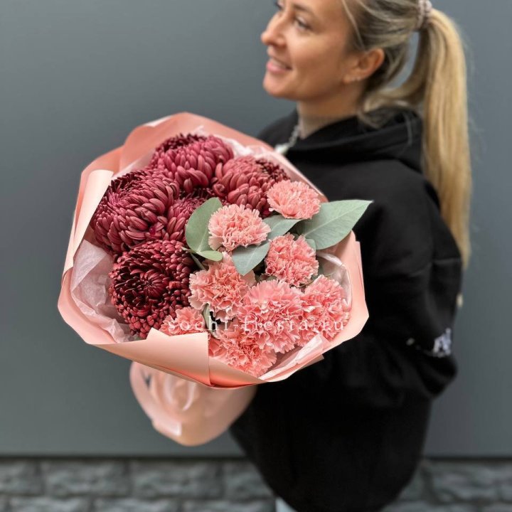 Дуо диантусы и бигуди в Балаково