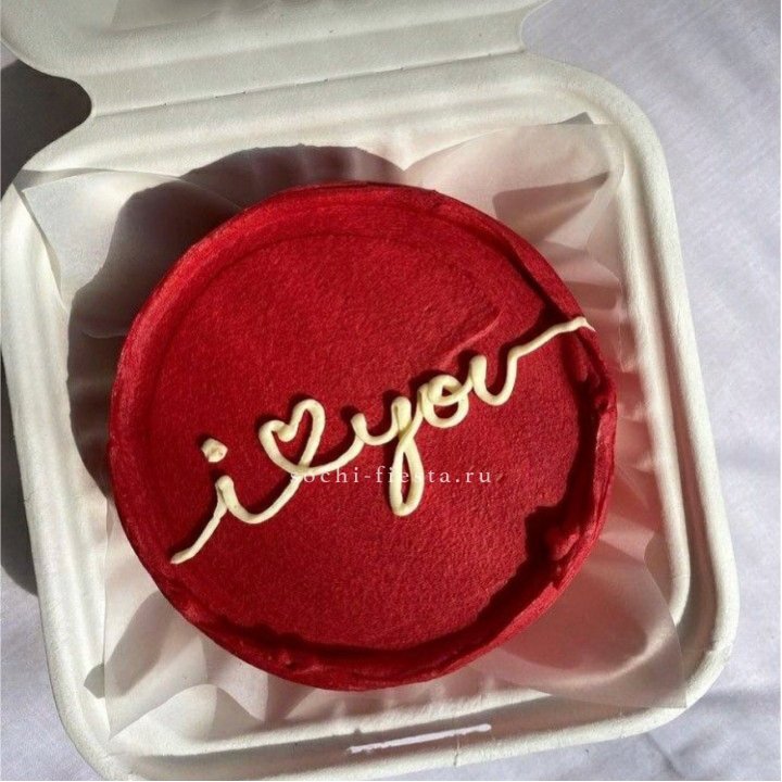 Бенто-торт "Я тебя люблю бесконечно" в Балаково