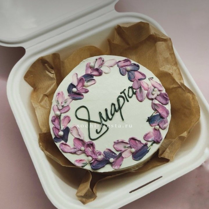 Бенто-торт "8 марта цветы"  в Балаково