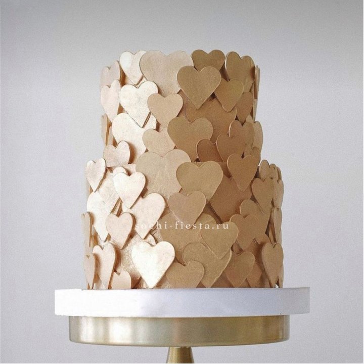 Торт "Hearts" gold в Балаково