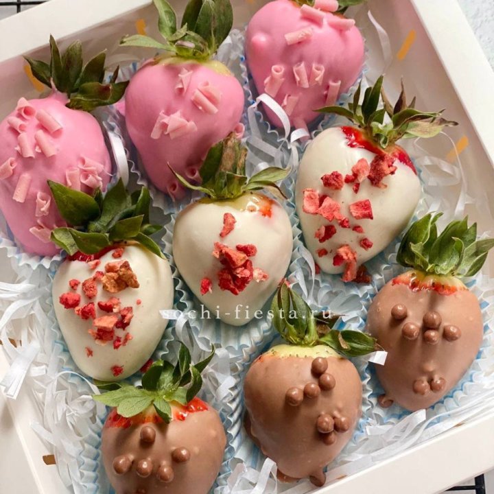 Клубника в шоколаде 9 ягод в Балаково