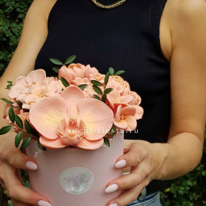 Шоколадный букет Орхидей в Балаково