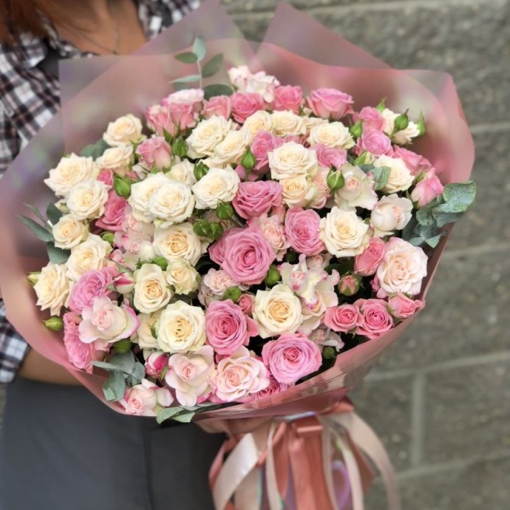 21 кустовая роза в Балаково