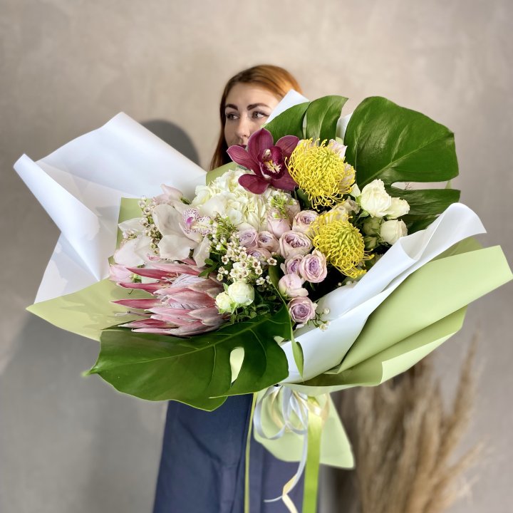 Дизайнерский букет экзотики в Балаково