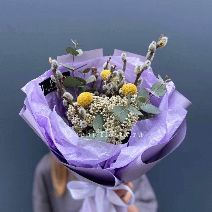 Букет с Вербой №1 в Балаково