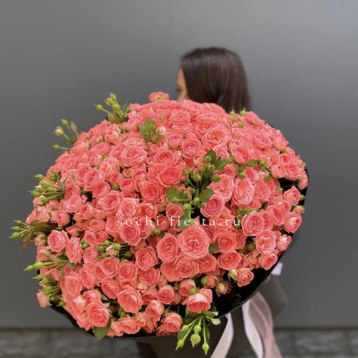 101 кустовая роза Барбадос в Балаково