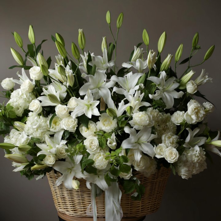 Цветочная корзина макси №3 в Балаково