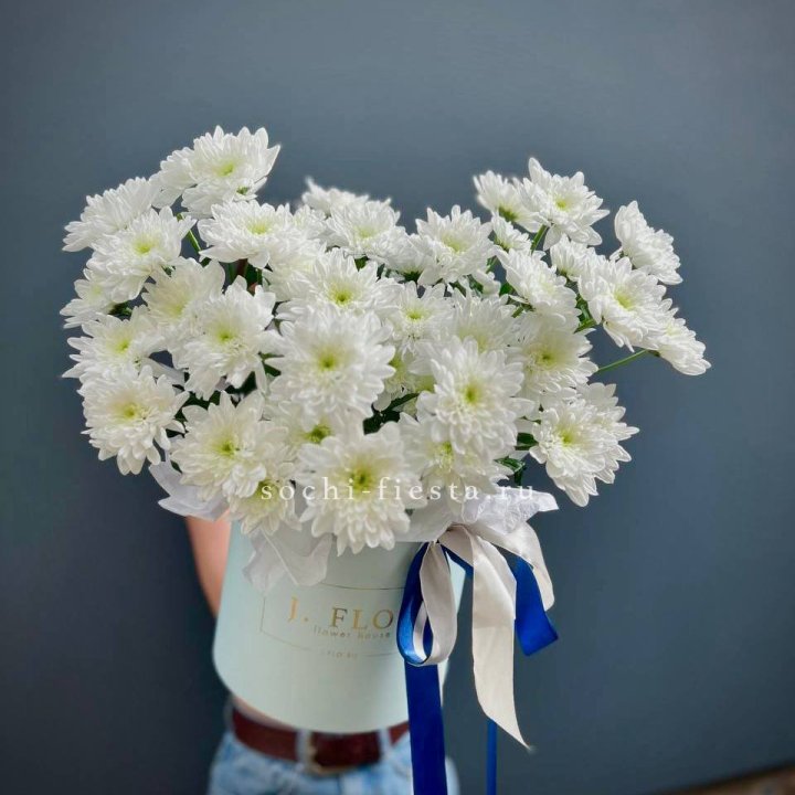 Коробка с хризантемами №3 в Балаково