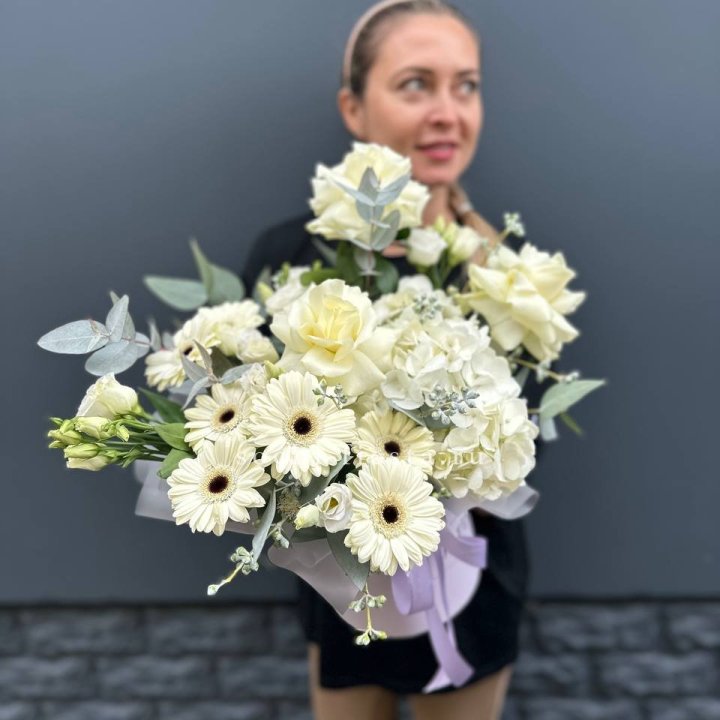 Цветочный бокс "Лавандовый сон" в Балаково