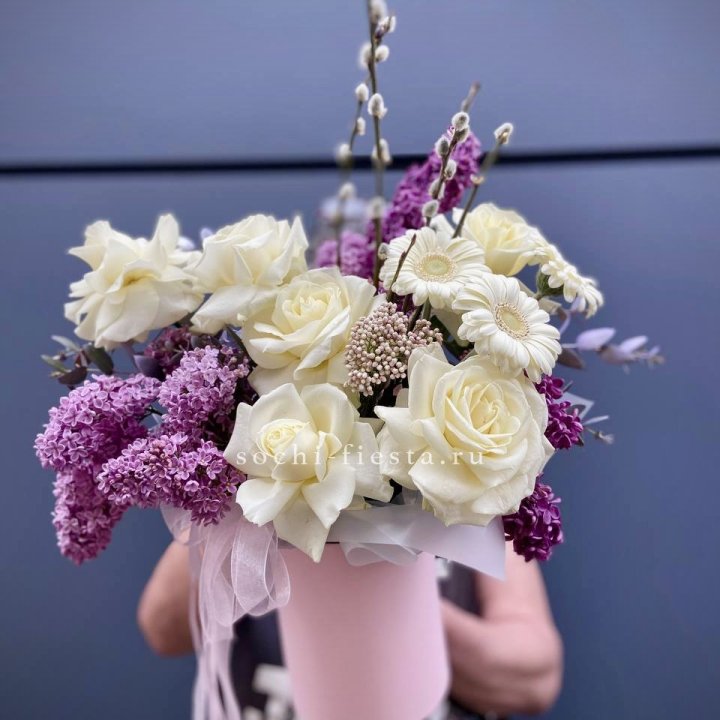 Цветочный бокс "Светлое Воскресенье" в Балаково