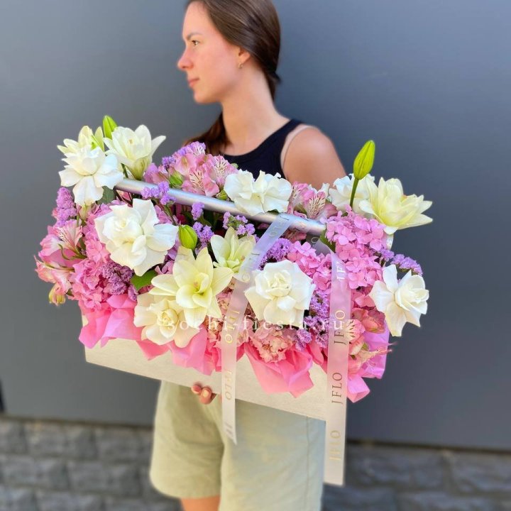 Большой бокс розовый в Балаково