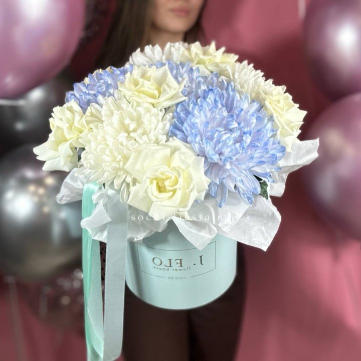 Коробка с цветами "Вольта" в Балаково