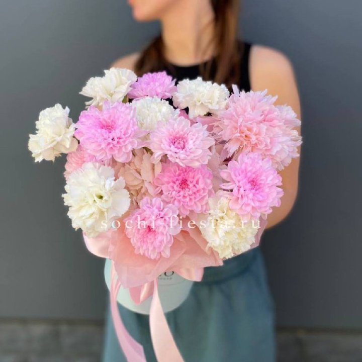 Коробка с цветами "Фиона" в Балаково