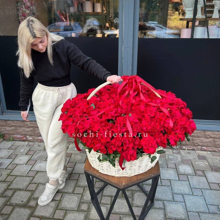 201 французская красная роза в Балаково