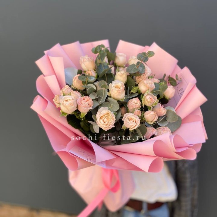 Букет пионовидных роз Cute Love в Балаково