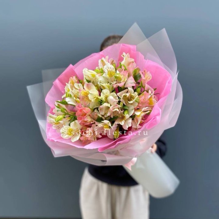 букет альстромерий "Черри" в Балаково