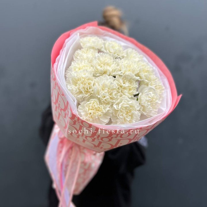 Белые диантусы №2 в Балаково