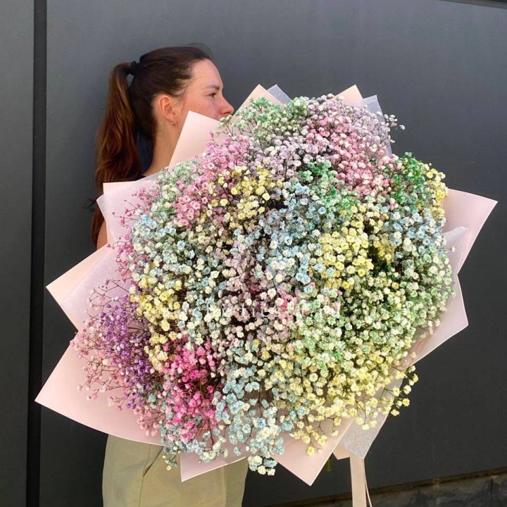 Пышный букет из гипсофил  в Балаково