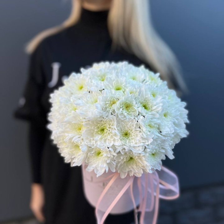 Коробка с хризантемами №1 в Балаково