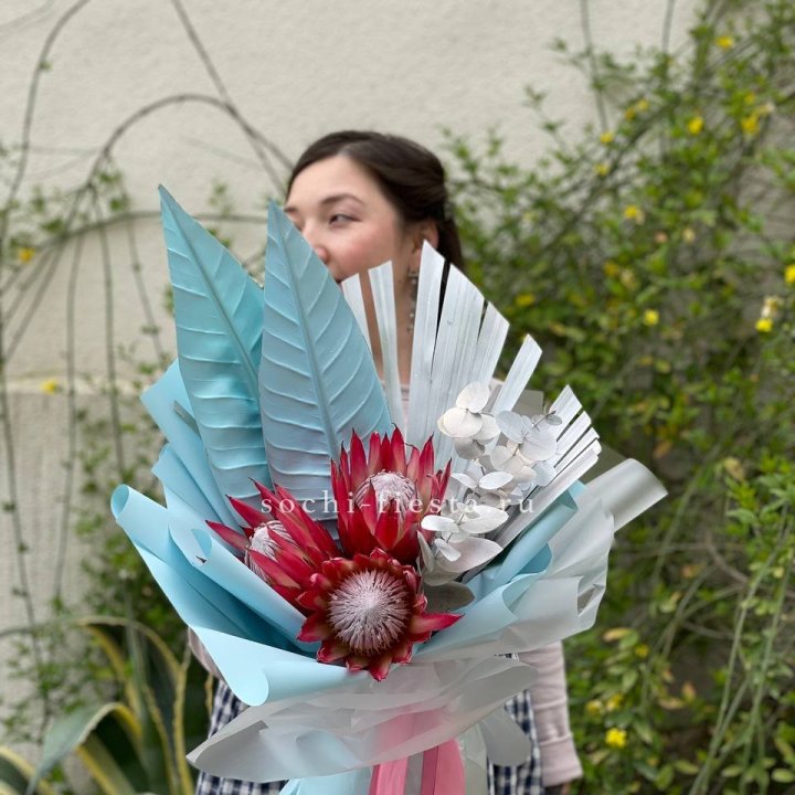 Букет из протеи "Клеопатра-2" в Балаково