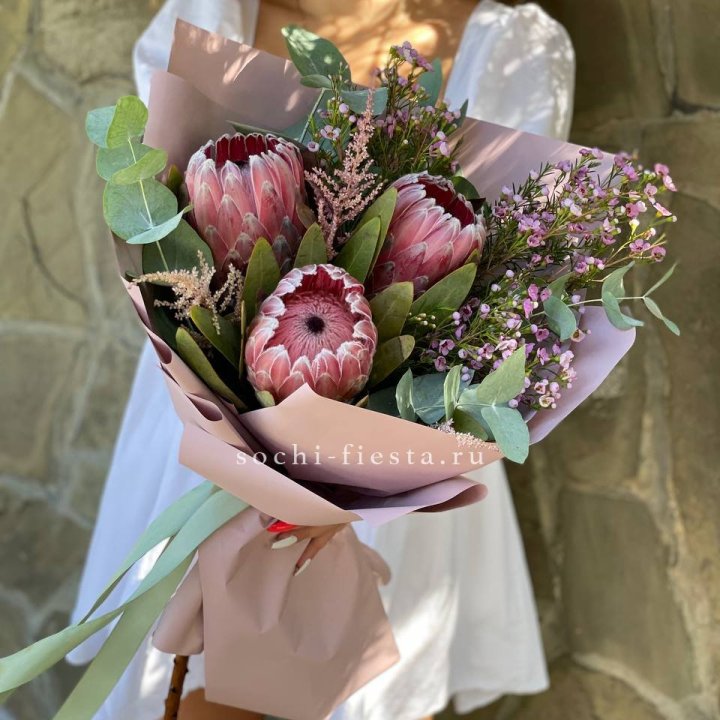 Букет из протеи "Клеопатра"  в Балаково