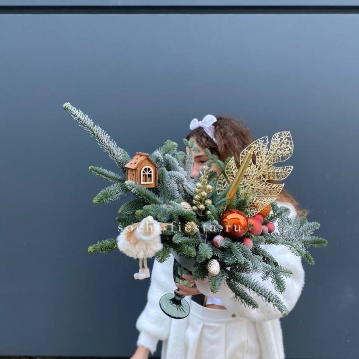 Композиция в бокале огненная  в Балаково