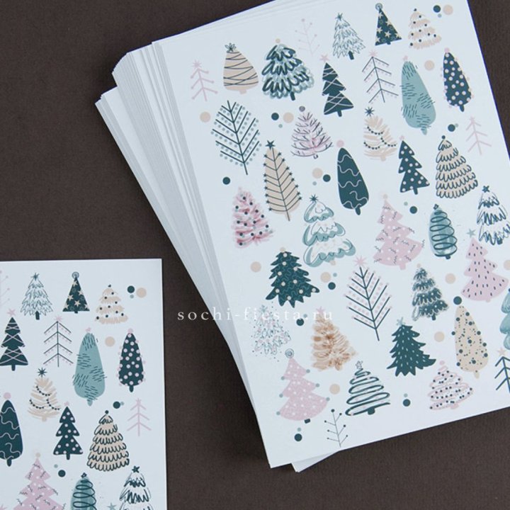 Открытка к букету "Елки" в Балаково