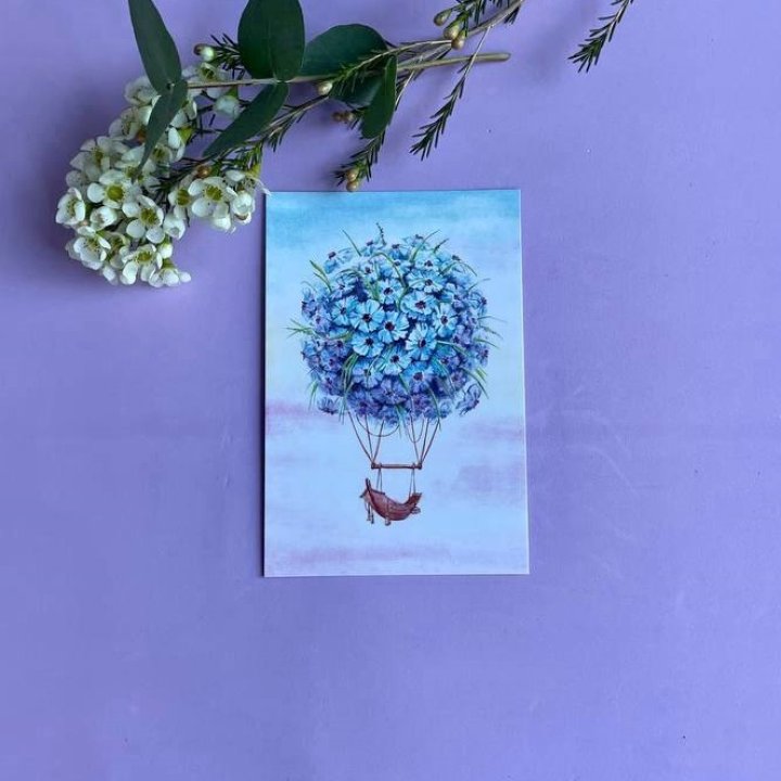 Открытка к букету "Флоростат" в Балаково