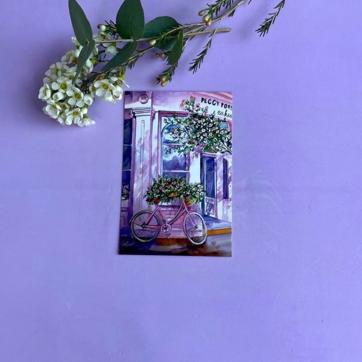 Открытка к букету "Розовый" в Балаково