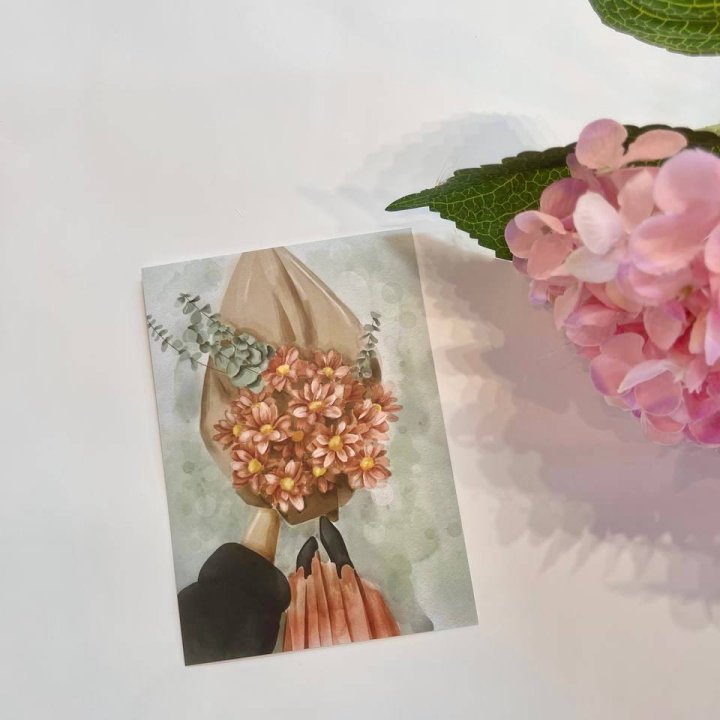 Открытка к букету "Букет" в Балаково