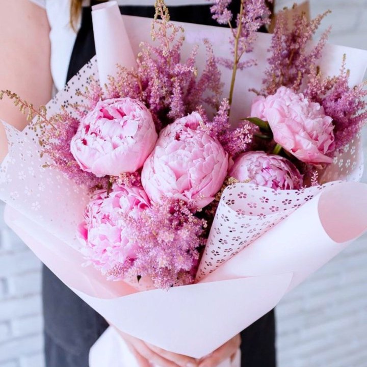 Букет пионов "Мелиса" в Балаково