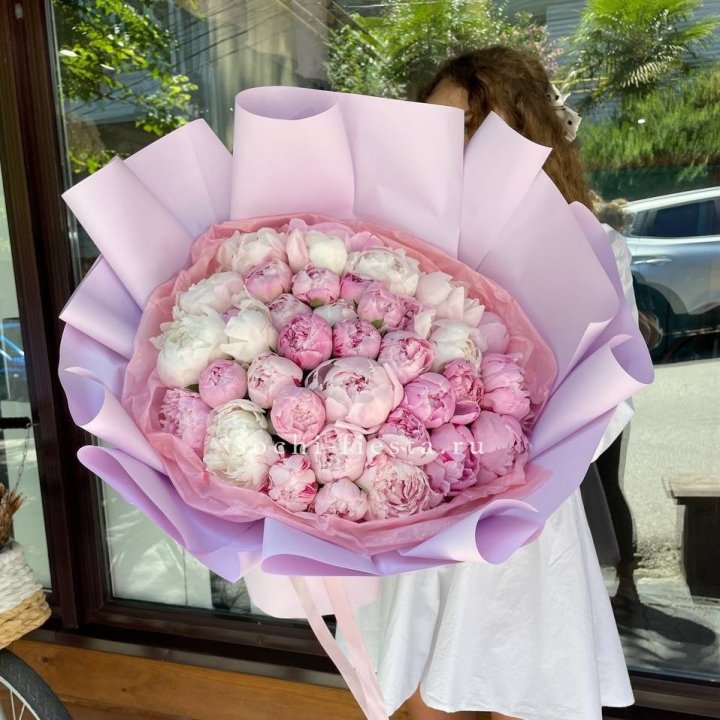 51 розовый пион в Балаково