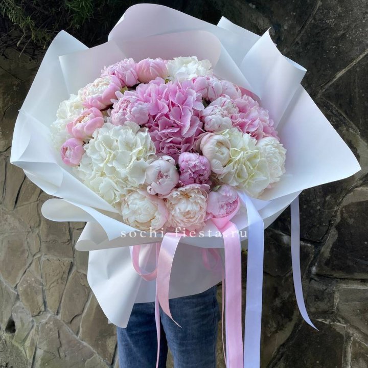 Букет "Пионы и Гортензии" в Балаково
