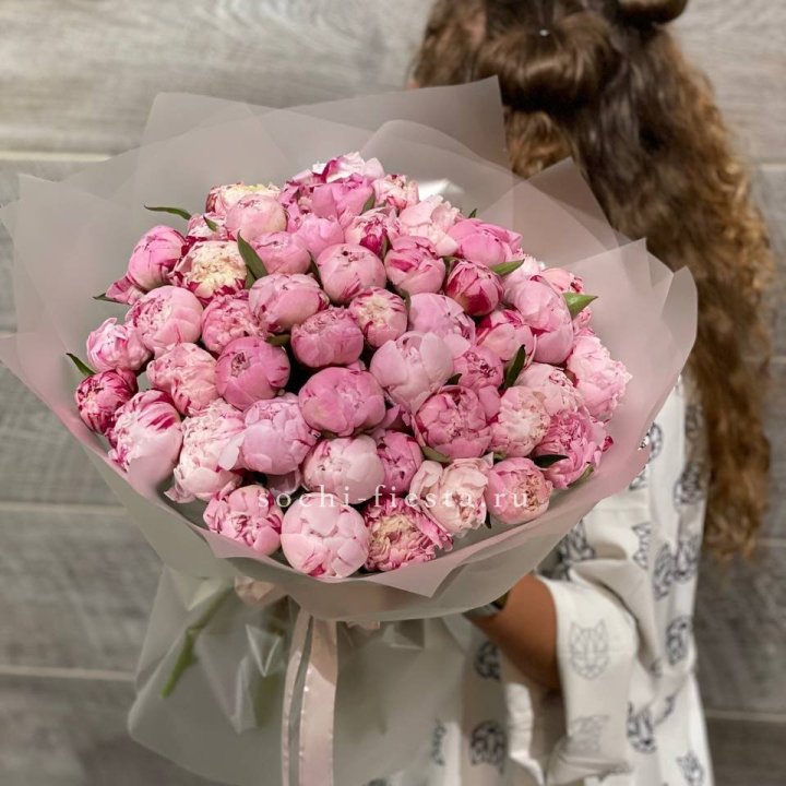 51 розовый пион в Балаково