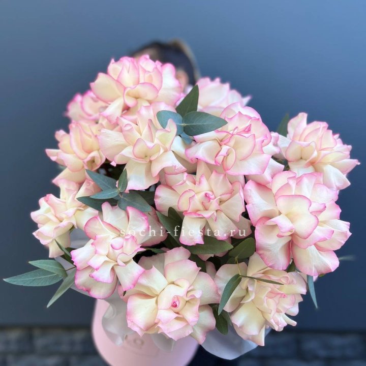 15 Французских роз Джумилия в боксе в Балаково