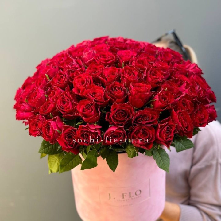 101 кенийская роза в цилиндре в Балаково