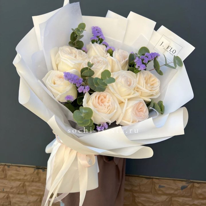 Букет из роз Вайт охара в Балаково