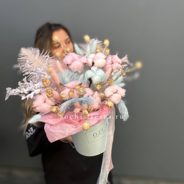 Авторский бокс с сухоцветами №2 в Балаково