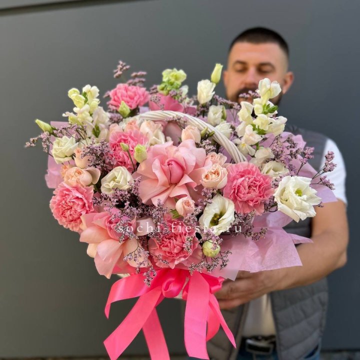 Цветочная корзина №1 в Балаково